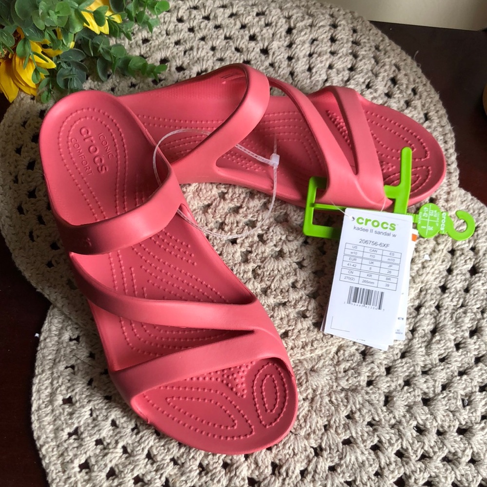 CROCS Kadee II Women's Coral Strappy Sandals